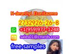 In stock cas: 2732926-26-8   N-desethyl Etonitazene  whatsapp+19599771248 #1