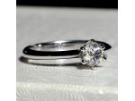 Inel de logodna Design Tiffany din aur cu diamant 168 #6