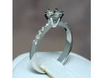 Inel de logodna design Tiffany din aur cu diamante 1681 #1
