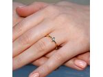 Inel de logodna din aur cu diamant 060 #5