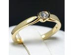 Inel de logodna din aur cu diamant 114 #4