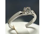 Inel de logodna din aur cu diamant 122278 #4