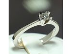 Inel de logodna din aur cu diamant 513 #3