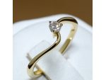 Inel de logodna din aur cu diamant 571 #2
