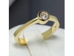 Inel de logodna din aur cu diamant 609 #1
