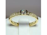 Inel de logodna din aur cu diamante 113DIDI #2