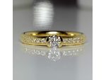 Inel de logodna din aur cu diamante 113DIDI #6
