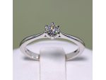 Inel de logodna din aur sau platina cu diamant 013 #3