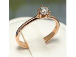 Inel de logodna din aur sau platina cu diamant 122118 #3