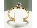 Inel de logodna din aur sau platina cu diamant 122118 #5