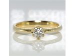 Inel de logodna din aur sau platina cu diamant 122118 #6