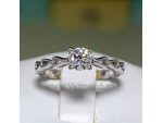 Solitaire - Inel de logodna din aur sau platina cu diamant 529 #1