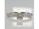 Inel de logodna din platina cu diamante P122190 #1