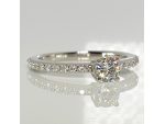 Inel de logodna din platina cu diamante P122190 #2
