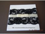 Invitatie nunta handmade cu dantela neagra - Invitatii nunta/botez handmade #1