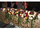 Aranjament floral prezidiu - Golden Wedding #5