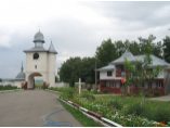 Turnul-clopotnita privit din curtea manastirii - Manastirea Bogdanesti #2