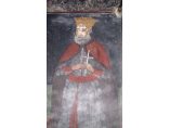 Portretul domnitorului Constantin Brancoveanu din pronaos - Manastirea Govora #2