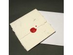 Invitatii hartie manuala unicat cu sigiliu - Invitatii de nunta Matilda - REDUCERE #2