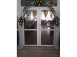 Decoratiuni nunti:arcada tul si flori - Deco #8