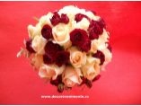 Buchet mireasa trandafiri - Deco #20