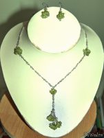 Bijuterii Indra - unicate - Set peridot (olivina) #2